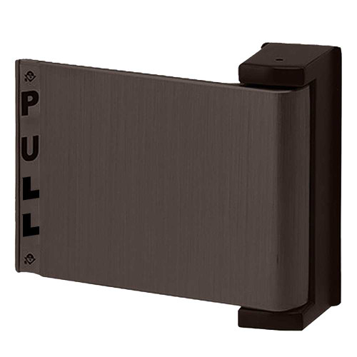 Adams Rite 4590-01-01-313 Flat Deadlatch Paddle Pull to Left For 1-13/16 In to 2 In Thick Door RH or Exterior of LHR Dark Bronze Anodized 4590-01-01-313