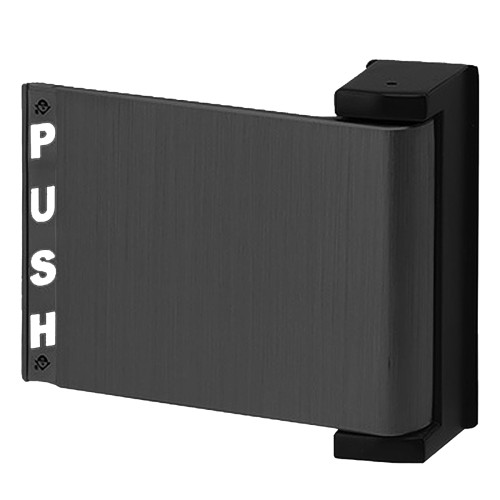 Adams Rite 4590-02-00-335 Flat Deadlatch Paddle Push to Left For 1-3/4 In Thick Door RHR or Exterior of LH Black Anodized