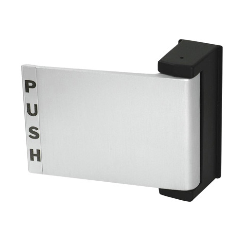 Adams Rite 4590-02-02-628 Flat Deadlatch Paddle Push to Left For 2-1/4 In to 2-1/2 In Thick Door RHR or Exterior of LH Satin Aluminum