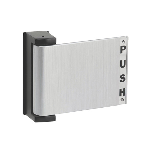 Adams Rite 4590-04-02-628 Flat Deadlatch Paddle Push to Right For 2-1/4 In to 2-1/2 In Thick Door LHR or Exterior of RH Satin Aluminum