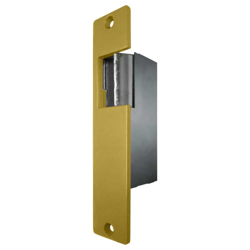 Trine 001-8-16AC/4-6DC Electric Strike 8-16VAC/4-6VDC Fail Secure 5-7/8 x 1-1/4 Brass Powder Coated 001-8-16AC/4-6DC