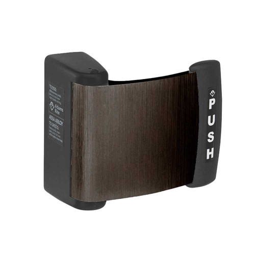 Adams Rite 4591-04-02-313 Curved Deadlatch Paddle for 2-1/4 to 2-1/2 Thick Doors Dark Bronze Anodized Aluminum Finish Push to Right Interior Left-Hand Reverse or Exterior Right-Handed 4591-04-02-313