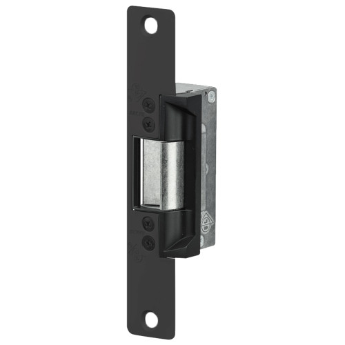 Adams Rite 7131-310-335-00 Electric Strike Electrically Unlocked Fail Secure For Aluminum Hollow Metal or Wood Applications 6-7/8 In X 1-1/4 In Radiused Faceplate 12VDC Black Anodized Aluminum