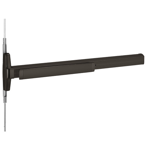 Von Duprin 3347AL-DT-02 4 643E RHR Grade 1 Concealed Vertical Rod Exit Device Narrow Stile Pushpad Dummy Trim Lever with Escutcheon 48 Hex Key Dogging Aged Bronze Finish Right-Hand Reverse