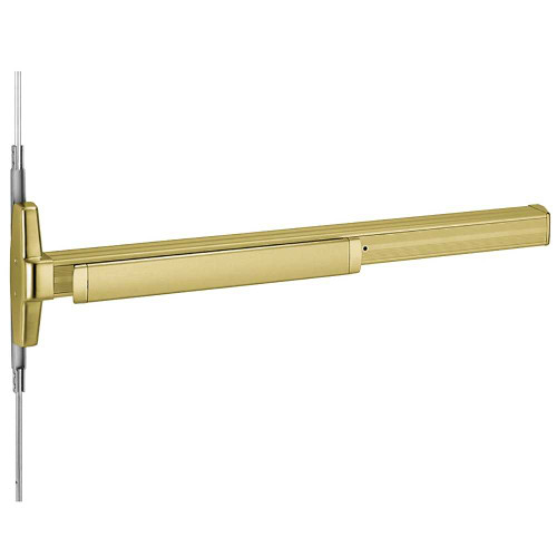 Von Duprin CXA3347AL-DT-06 3 4 LHR Grade 1 Concealed Vertical Rod Exit Device Narrow Stile Pushpad Dummy Trim Lever with Escutcheon 36 Hex Key Dogging Motorized Latch Retraction Satin Brass Finish Left-Hand Reverse CXA3347AL-DT-06 3 4 LHR