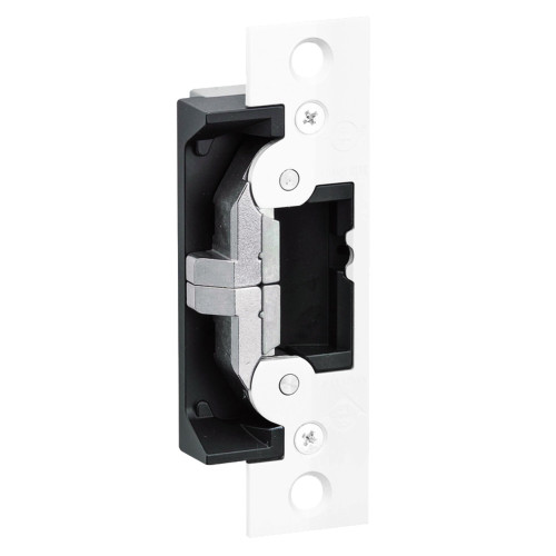 Adams Rite 7440-629 Electric Strike Field Selectable Fail Safe/Fail Secure For Aluminum Hollow Metal or Wood Applications 4-7/8 x 1-1/4 Flat Faceplate with Square Corners 12 16 24 VAC/DC Bright Stainless Steel