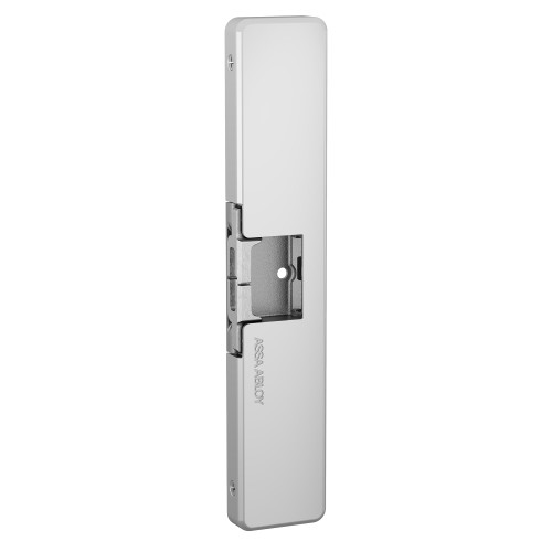 Adams Rite 7800-630 Fail Safe/Fail Secure Complete 12/24VDC Electric Strike Surface Mounted Grade 1 1/2 Thick Strike Body Non-Handed Satin Stainless Steel 7800-630