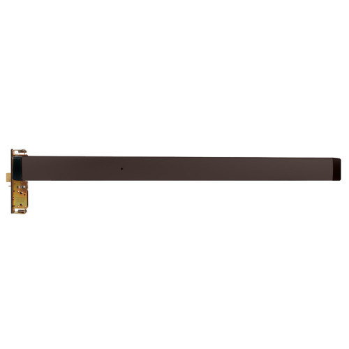 Adams Rite 8424-38242 Life Safety Narrow Stile Mortise Exit Device For Aluminum Applications 42 In LHR Dark Bronze Anodized Aluminum 8424-38242