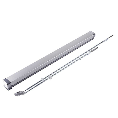 Adams Rite 8600-36-US3 Narrow Stile Concealed Vertical Rod Exit Device For Aluminum Applications 36 In Bright Brass 8600-36-US3