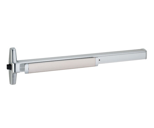 Von Duprin 35AL-DT-07 4 US15 LHR Narrow Style Rim Exit Device with Dummy Lever Trim Satin Nickel Plated Clear Coated