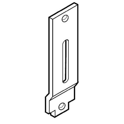 Adams Rite 91-0965 Universal Mounting Tab Kit for Installing MS Locks and Latches for Flat/Radius Stiles