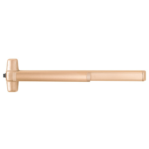 Von Duprin RX98L-01-F 3 US10 LHR Grade 1 Rim Exit Device 36 Fire Rated Classroom Less Dogging Request to Exit 01 Lever 1-1/4 Mortise & Rim Satin Bronze Clear Coated Finish Left-Hand Reverse