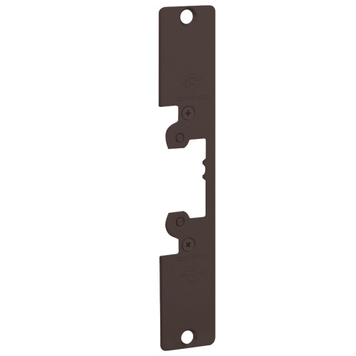 Adams Rite FPK7410-313 Electric Strike Faceplate Kit for 7400 Series 7-15/16 x 1-7/16 Dark Bronze Anodized Aluminum FPK7410-313
