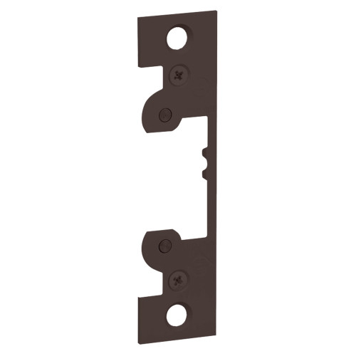 Adams Rite FPK7445-313 Electric Strike Faceplate Kit for 7400 Series 6-5/8 x 1-19/32 Dark Bronze Anodized Aluminum FPK7445-313
