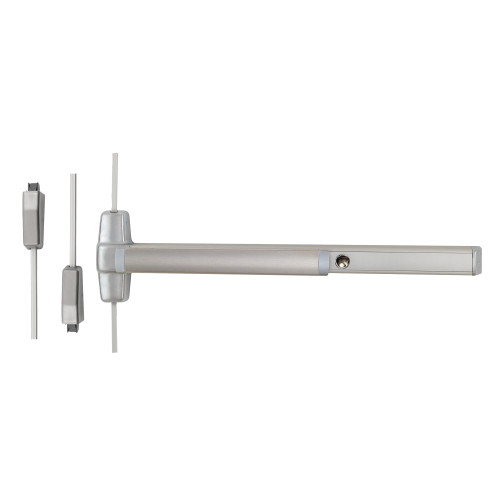 Von Duprin CD9827L-KC-05 4 US15 RHR Grade 1 Surface Vertical Rod Exit Device Wide Stile Pushpad 48 Device Key Capture 05 Lever with Escutcheon Cylinder Dogging Mortise Prep Satin Nickel Plated Clear Coated Finish Right Hand Reverse Von Duprin CD9827L-KC-05 4 US15 RHR Grade 1 Surface Vertical Rod Exit Device Wide Stile Pushpad 48 Device Key Capture 05 Lever with Escutcheon Cylinder Dogging Mortise Prep Satin Nickel Plated Clear Coated Finish Right Hand Reverse