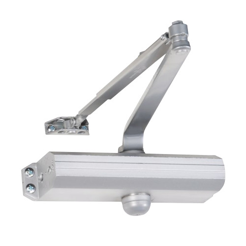 Yale 51 689 Door Closer Tri-Packed Regular Parallel Top Jamb Mount Non-Hold Open Size 1-6 Aluminum