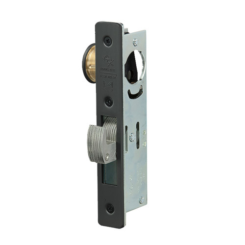 Adams Rite MS1850S-450-335 MS Deadlock Flat Faceplate 1-1/2 Backset Hookbolt Black