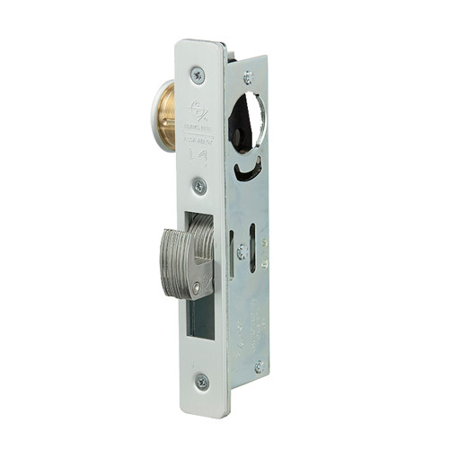 Adams Rite MS1850SN-450-628 MS Deadlock Flat Faceplate ANSI Size 1-1/2 Backset Hookbolt Aluminum