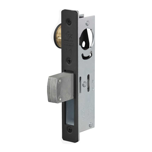 Adams Rite MS1852S-315-335 MS Deadlock LH or RHR Beveled Faceplate 1-1/8 Backset Straight Bolt Black MS1852S-315-335