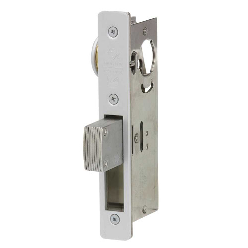 Adams Rite MS1950P-310-628 MS Deadlock Flat Faceplate 1-1/8 Backset Straight Bolt Aluminum MS1950P-310-628