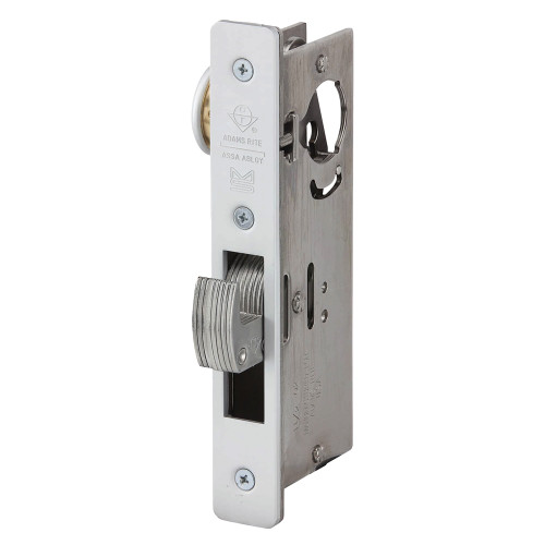 Adams Rite MS1950-450-628 MS Deadlock Flat Faceplate 1-1/2 Backset Hookbolt Aluminum