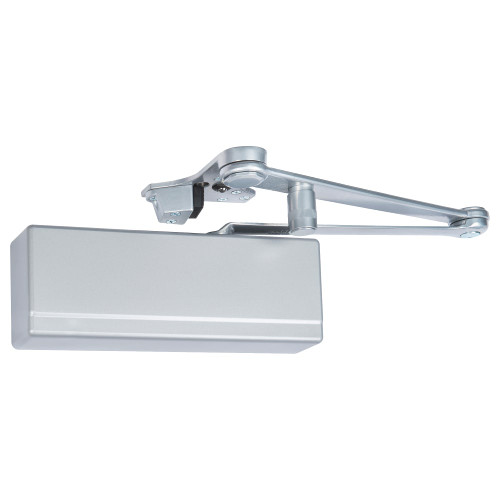 Sargent 281-CPSH TB EN Surface Door Closer Heavy Duty Hold Open Parallel Arm with Compression Stop Thru Bolts Sprayed Aluminum Enamel