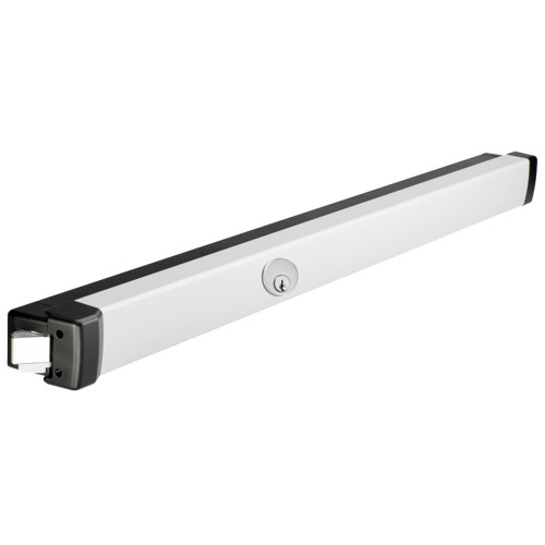 Adams Rite P8801C-42 Grade 2 Narrow Stile Life Safety Rim Exit Device 42 In Satin Aluminum Clear Anodized Finish