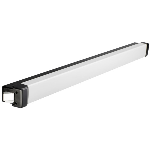 Adams Rite P8801MLRM2-36 Grade 2 Narrow Stile Life Safety Rim Exit Device 36 In Dual Switch Motor Latch Retraction Satin Aluminum Clear Anodized Finish P8801MLRM2-36