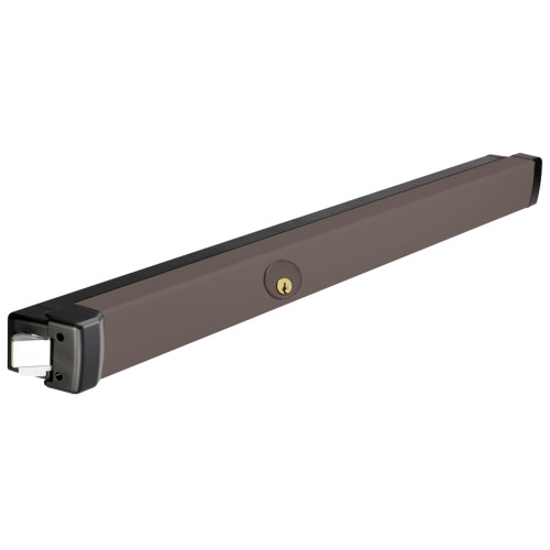 Adams Rite P8802C-42 Grade 2 Narrow Stile Life Safety Rim Exit Device 42 In Dark Bronze Anodized Aluminum Finish