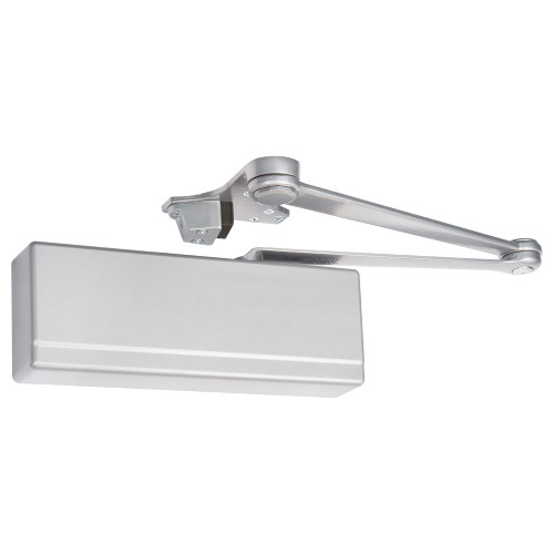 Sargent 281-CPS TB EN Surface Door Closer Heavy Duty Parallel Arm with Compression Stop Thru Bolts Sprayed Aluminum Enamel