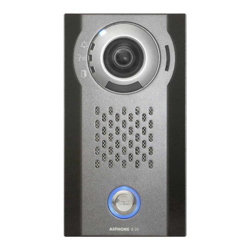 Aiphone IX-DV SIP Compatible Surface Mounted IP Video Door Station Vandal Resistant Aluminum Die Cast Cover IX-DV
