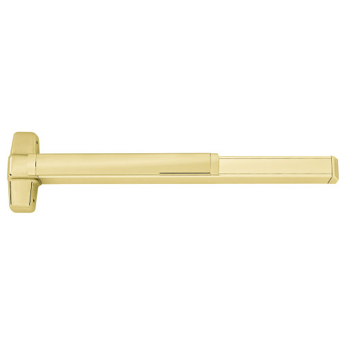 Von Duprin RXEL9849L-DT-02 3 US4 LHR Grade 1 Concealed Vertical Cable Exit Bar 36 Device 82 to 96 Door Height Dummy Function 02 Lever with Escutcheon Electric Latch Retraction Request to Exit Switch Less Dogging Satin Brass Finish Field Reversible RXEL9849L-DT-02 3 US4 LHR