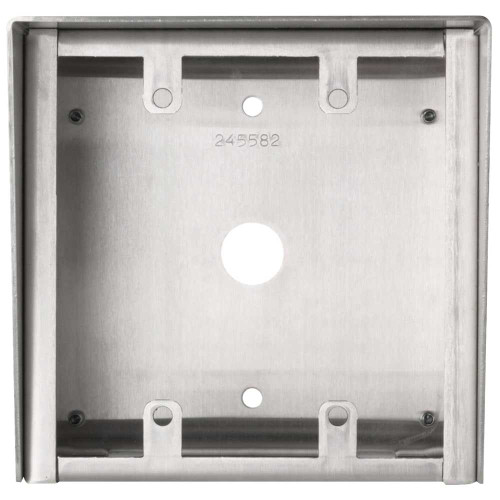 Aiphone SBX-2G/A 2-Gang Stainless Steel Surface Mount Box SBX-2G/A