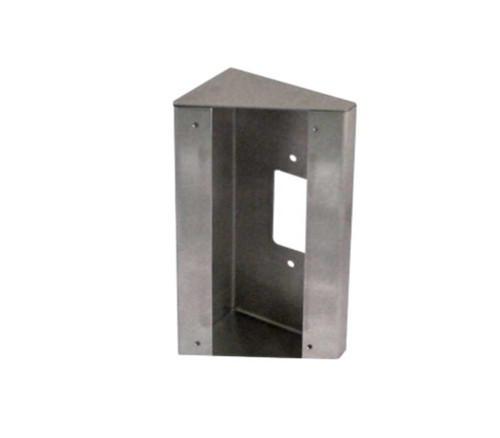 Aiphone SBX-AXDV30 Integratable Audio/Video Security System 18-Gauge Stainless Steel Surface Mount 30 Degree box Designed for Angle Mounting the AX-DV Video Door Station SBX-AXDV30