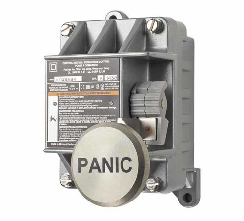 Alarm Controls EXP-25 Explosion Proof 2 Pushbutton PANIC Latching EXP-25