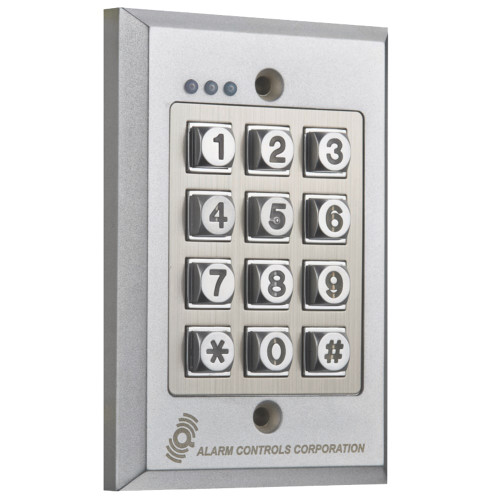 Alarm Controls KP-200 Digital Keypad Flush Mount Weatherproof