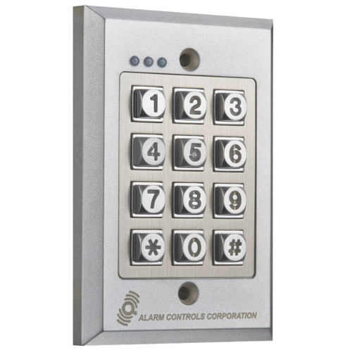 Alarm Controls KP-200 Digital Keypad Flush Mount Weatherproof KP-200