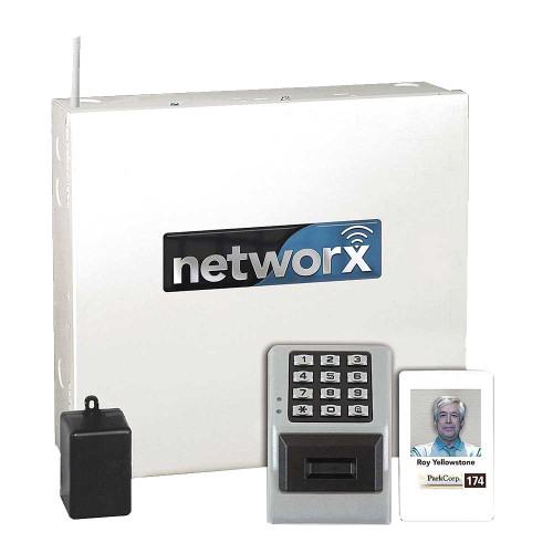 Alarm Lock NETPDKPAK US26D Digital Wireless Wall Mounted Keypad Kit Includes Wall Mounted Reader Control Panel RX/Remote Release/Battery Backup/ Plug in Transformer Satin Chrome Finish NETPDKPAK US26D