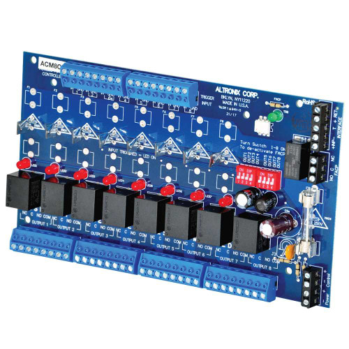 Altronix ACM8CB Access Power Controller Input 12/24VAC/DC 8 PTC Outputs ACM8CB