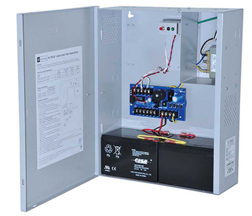 Altronix AL175ULX2 Switching Power Supply/Charger Input 115VAC 60Hz at 06A 2 PTC Outputs 12/24VDC at 175A Grey Enclosure AL175ULX2