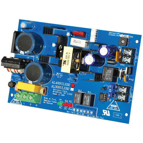 Altronix AL400ULXB2 UL Recognized Power Supply/Charger Board Input 115VAC 60Hz at 35A 12VDC at 4A or 24VDC at 3A