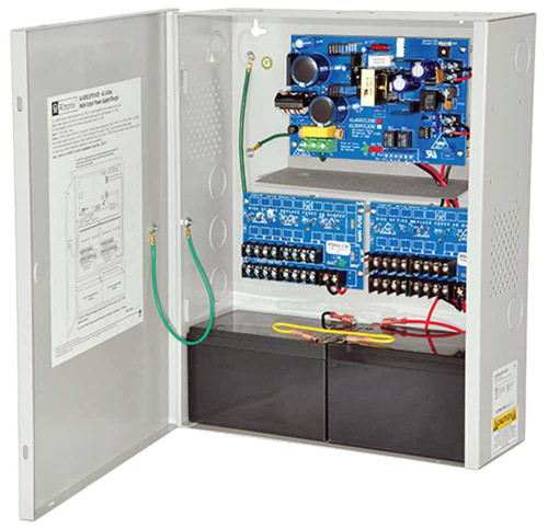 Altronix AL400ULXPD16CB Power Supply/Charger Input 115VAC 60Hz at 35A 16 PTC Outputs 12VDC at 4A or 24VDC at 3A Grey EnclosureIncludes Plug-in Transformer AL400ULXPD16CB