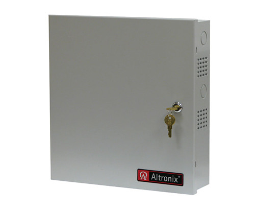 Altronix AL600ULMR Power Supply With Fire Alarm Disconnect Input 115VAC 60Hz at 35A 5 PTC Outputs 12/24VDC at 6A Red Enclosure