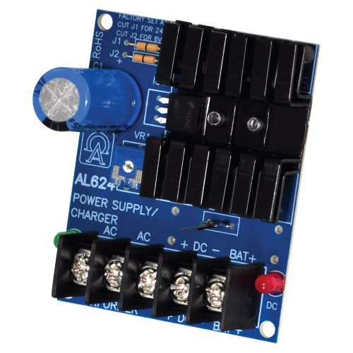 Altronix AL624 Linear Power Supply Board Input 16VAC to 24VAC 20VA to 40VA Single Selectable Output 6/12VDC at 12A or 24VDC at 075A