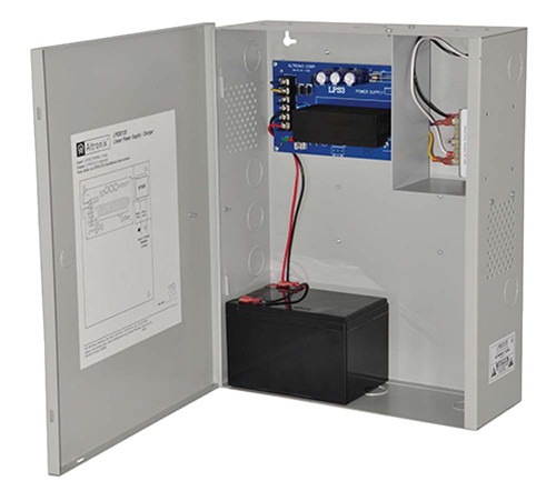 Altronix LPS3C12X Linear Power Supply/Charger 115VAC 50/60Hz at 05A Input 12VDC at 25A Output Grey Enclosure