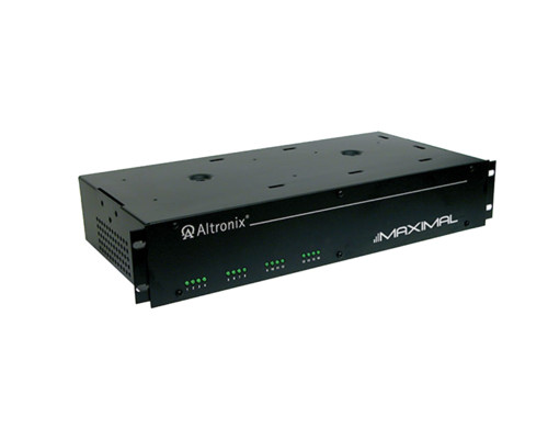 Altronix MAXIMAL3RD Access Power Controller w/ Power Supply/Charger 16 PTC Class 2 Relay Outputs 12/24VDC @ 6A 115VAC 2U Latching or Non-Latching Fire Alarm Reset Switch Individually Selectable