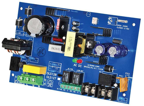 Altronix OLS120 Offline Switching Supervised Power Supply/Charger 115VAC 50/60Hz at 095A or 230VAC 50/60Hz at 06A 12/24VDC at 4A Output OLS120
