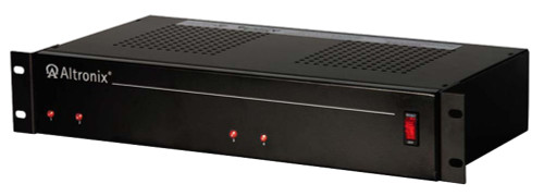 Altronix R1224DC16CB Rack Mount Power Supply 115VAC 60 Hz 374A at 12VDC or 626A at 24VDC 12/24VDC at 45A per Channel of 4 Outputs 2A Max per Output