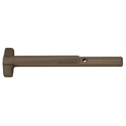 Von Duprin CD9947WDCL-DT-01 4 US10B LHR Grade 1 Concealed Vertical Rod Exit Bar for Wood Doors 48 Device Dummy Function 01 Lever with Escutcheon Trim Cylinder Dogging Less Cylinder Dark Oxidized Satin Bronze Oil Rubbed Finish Field Reversible