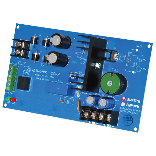 Altronix SMP5PM Switching Power Supply Board 12VDC Application use T2428100 24VDC Application use T2428175 12/24VDC at 4A Output SMP5PM